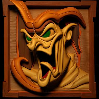 3D model Earthworm Jim 2 game (STL)